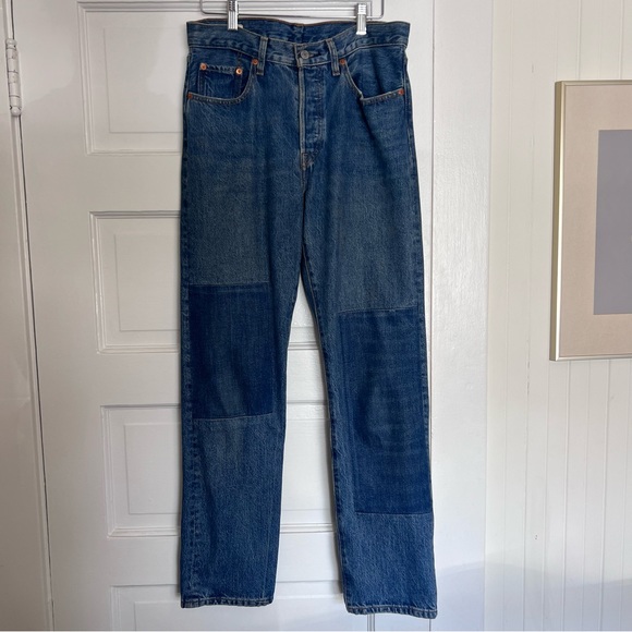 Levi's 501 Premium Patching Jeans - Picture 2 of 3